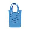 DIY Holes Beach Bag Mini Storage Bag Fashion Tote Bag  Women