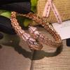 Spirit Snake Shaped Bracelet for Girls with a High-end Feel, Snake Bone Bracelet with an Open Mouth