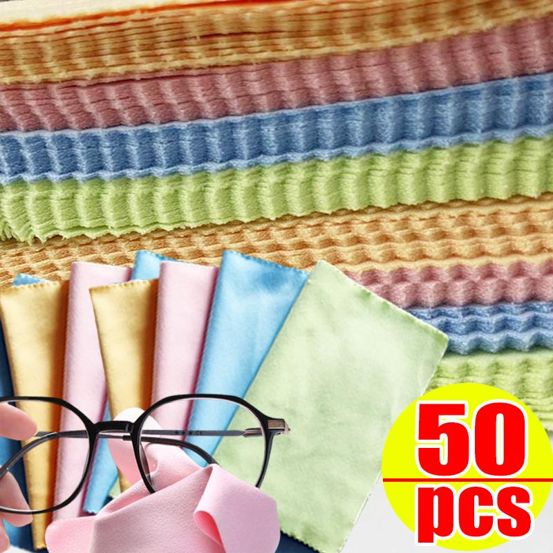 Pano de Limpeza para Óculos Microfibra Roupas Limpas para Lentes para Pano de Óculos Len Lenços de Limpeza para Tela de Celular