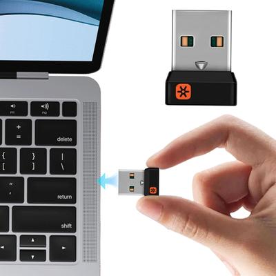 For Logitech Unifying M905 M325 M510 Receiver USB Adapter Connects Up To 6 Devices USB Dongle Mouse Receiver Adapter