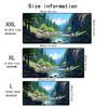 Anime Countryside Scenery Large Desk Mat Sky Cloud Mountain Road Xxl Mouse Pad NonSlip Stitched Edge Keyboard Gaming Mat