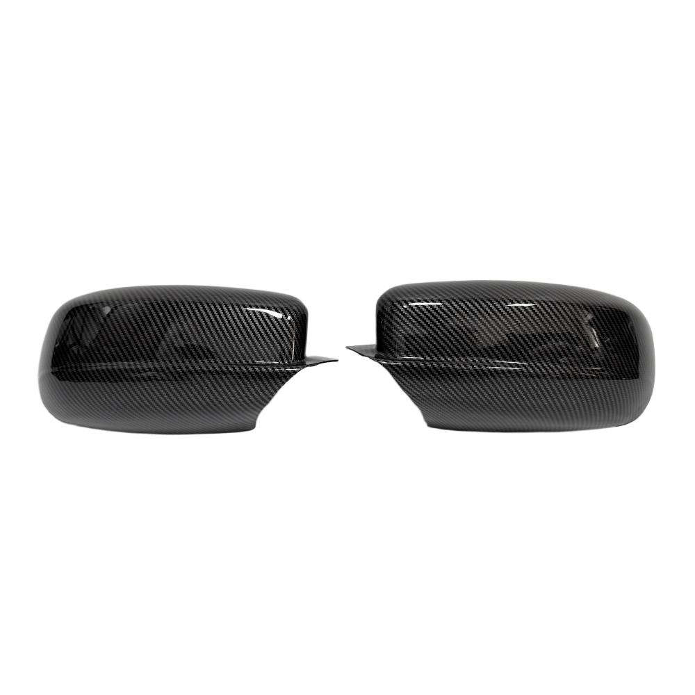 For Dodge Charger 2011- Car Rearview Side Mirror Cover Wing Cap Exterior Door Rear View Case Trim Housing Carbon Fiber Look