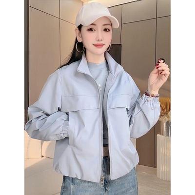 Casual Cropped Windbreaker Jacket, Autumn/Winter 2025 New Arrivals, Loose Fit for Middle-Aged Women, Stylish and Versatile Top.
