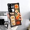 Delicious Sushi Bento Plating Phone Case For Samsung Galaxy S24 S25 FE S26 Edge S23 Ultra S22 S21 Plus S20 Anti-Fall Airabag Cov