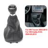 6 Speed Manual Car Styling Gear Shift Knob Lever Gaiter Boot Cover for VW Touran 2003-2015/Caddy III 03.2004-05.2015