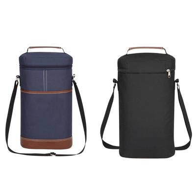 Insulated Liquid Container For 2 Bottles With Waterproof Interior And Individualized Shoulder Support Perfect For Gatherings Near Water