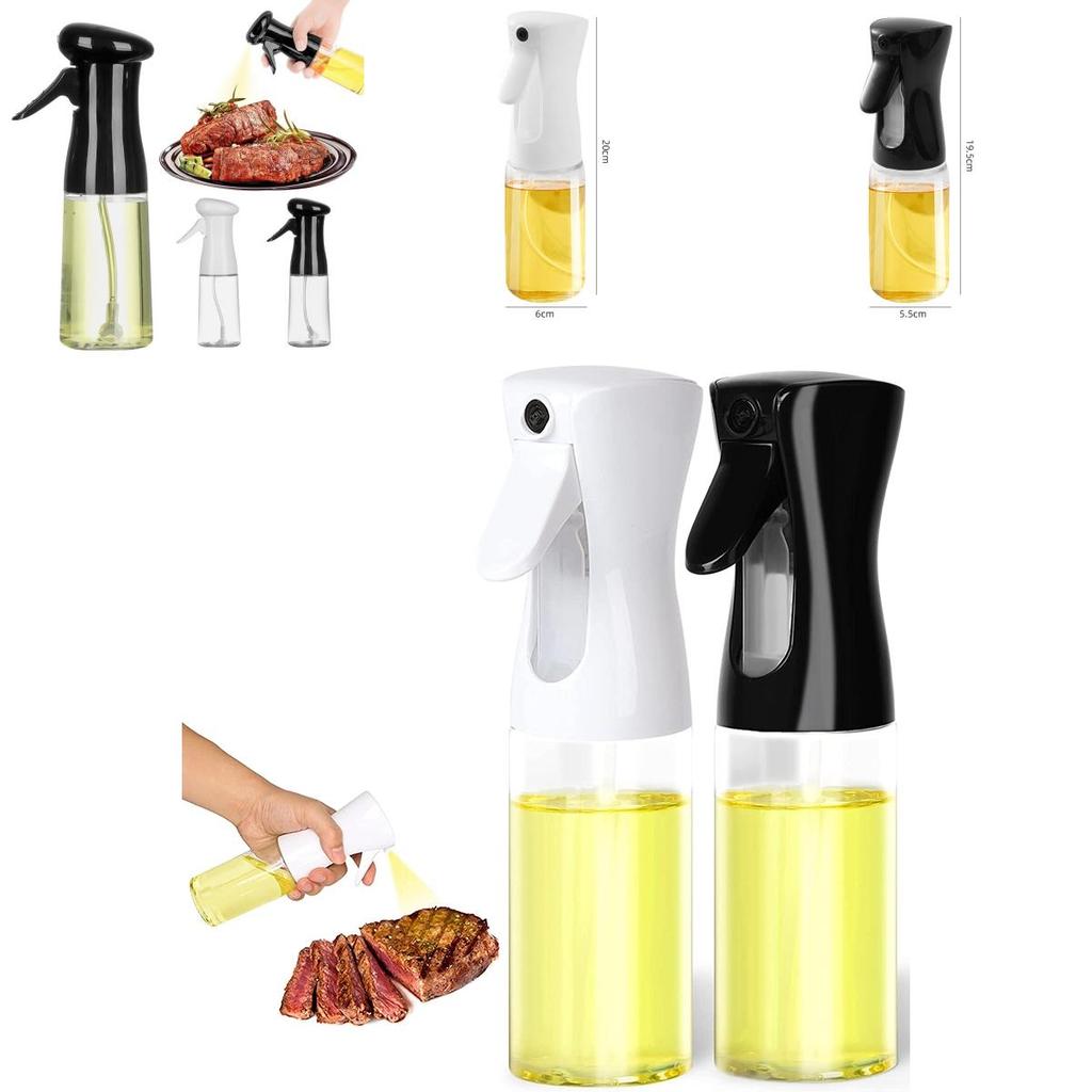 200ml Ölsprühflasche Transparenter Körper Grillwerkzeug Kochhilfe Kompakt und leicht
