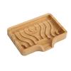 Elegant Wood Soap Holder With Ventilation Drain Design For Soap Dry Bathroom Shower Countertop Soap Organization Tray