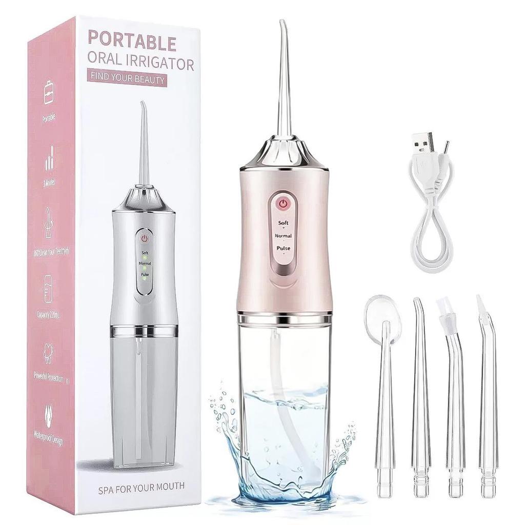 Portable Water Flosser for Fresh Breath and Whiter Teeth