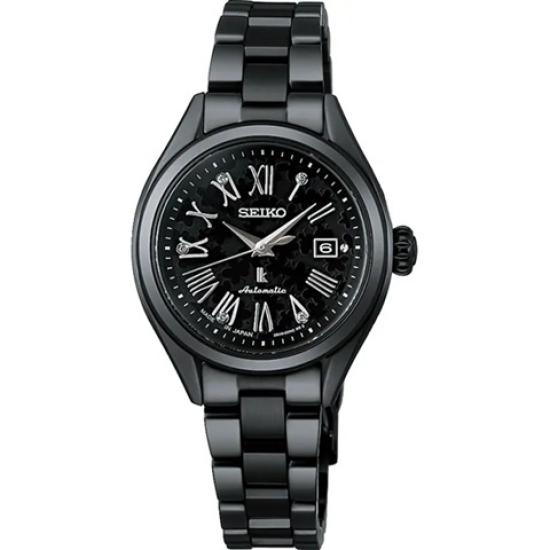 SEIKO Brand Limited To 500 Lukia HEA004J Mechanical Metal Band Black Watch Price New Pieces Women's