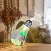 Ultrasonic Aroma Diffuser Compact Bulb Humidifier Bedroom Desktop Small Air Humidifiers Large Mist Spray Portable Quiet USB Mini