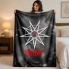 Coperta in Flanella con Stampa Slipknot Morbida Leggera Coperta Pluche per Letto Divano Uso Domestico