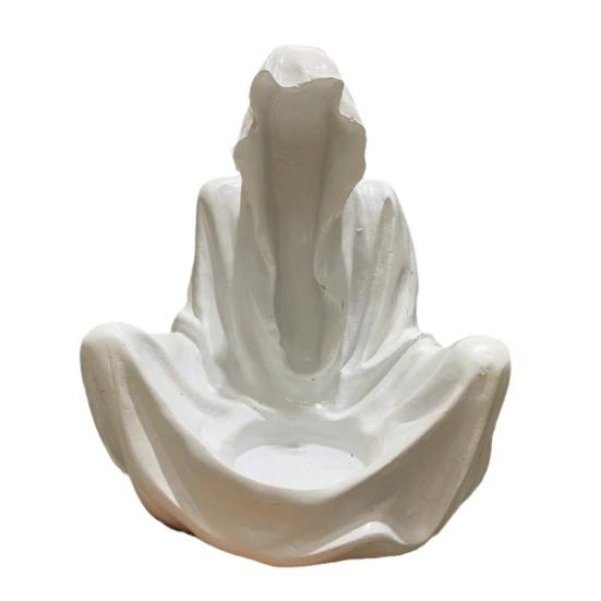 Halloween Candle Holder Spooky Resin Grim Reaper Skeleton Human Organ Statue Tabletop Tea Light Holder for Home Office Kitchen Mantel Decor