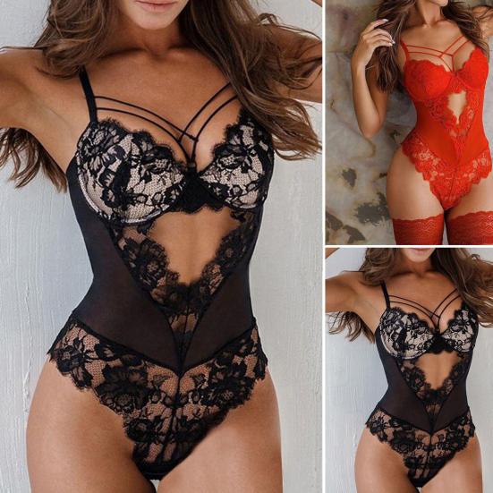 Sexy krajkové body Ultra tenké průhledné bez vycpávek nebo kostic Elastický materiál pro dokonalé padnutí Ideální pro každodenní nošení v ložnici