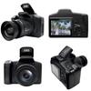 16MP Vlogging Camera with 2.4 Inch LCD Screen Video Recorder 16X Digital Zoom for Photography and Video