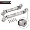 INJORA Stainless Steel Center Drive Shaft D-Shaped Hole For 1/24 RC Crawler Axial SCX24 Jeep JLU C10 Bronco Base Camp 4Runner