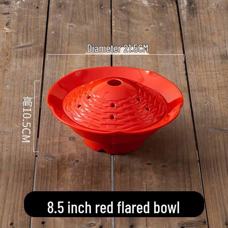 Qianxing Melamine Hot Pot Dry Ice Serving Plates (2-Pack)
