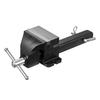 VEVOR Truck Hitch Vise, 150 mm Jaw Width, Heavy Duty Ductile Iron Bench Vise with Anvil, 1 Pair Magnetic Jaw Pads, 90 mm Throat Depth