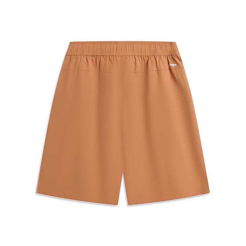 Li Ning Outdoor CF Tracing Cargo Shorts Men's Amber Brown AKSW013-6