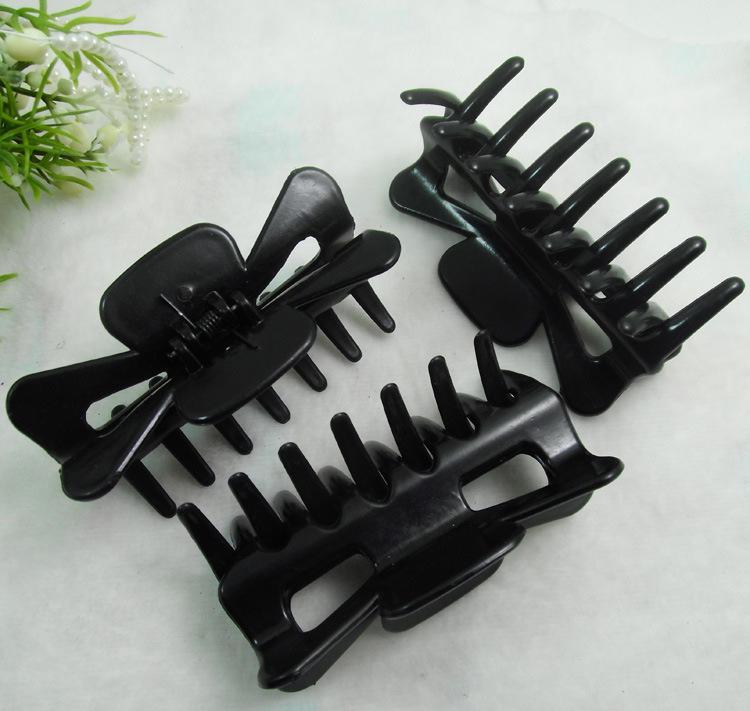 Large Black Bath Claw Hair Clip - Dafa Hair Accessory