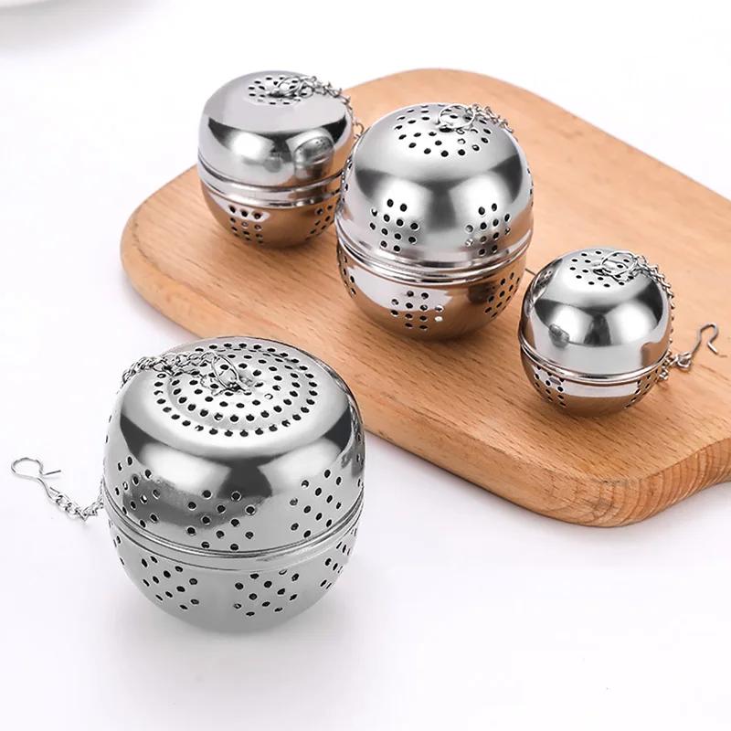 Egg-shaped Stainless Steel Tea Bag Spice Seasoning Ball Strainer Teapot Fine Mesh Coffee Filter Kitchen Tea Infusers