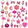 Mixed Color Cartoon Enamel Alloy Pendants for DIY Bracelets & Keychains