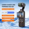 Suitable for DJI Action Camera Osmo Pocket3 Screen Protector Film Lens Display Tempered Film