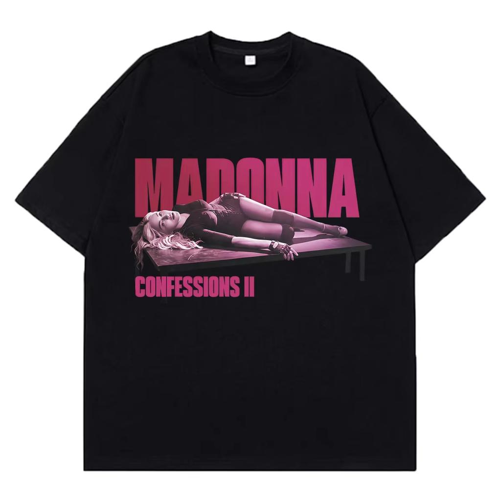 Hot Sale Tour Print Tees Unisex Women High Quality Tshirt YK Gothic Cotton Oversized Tshirts