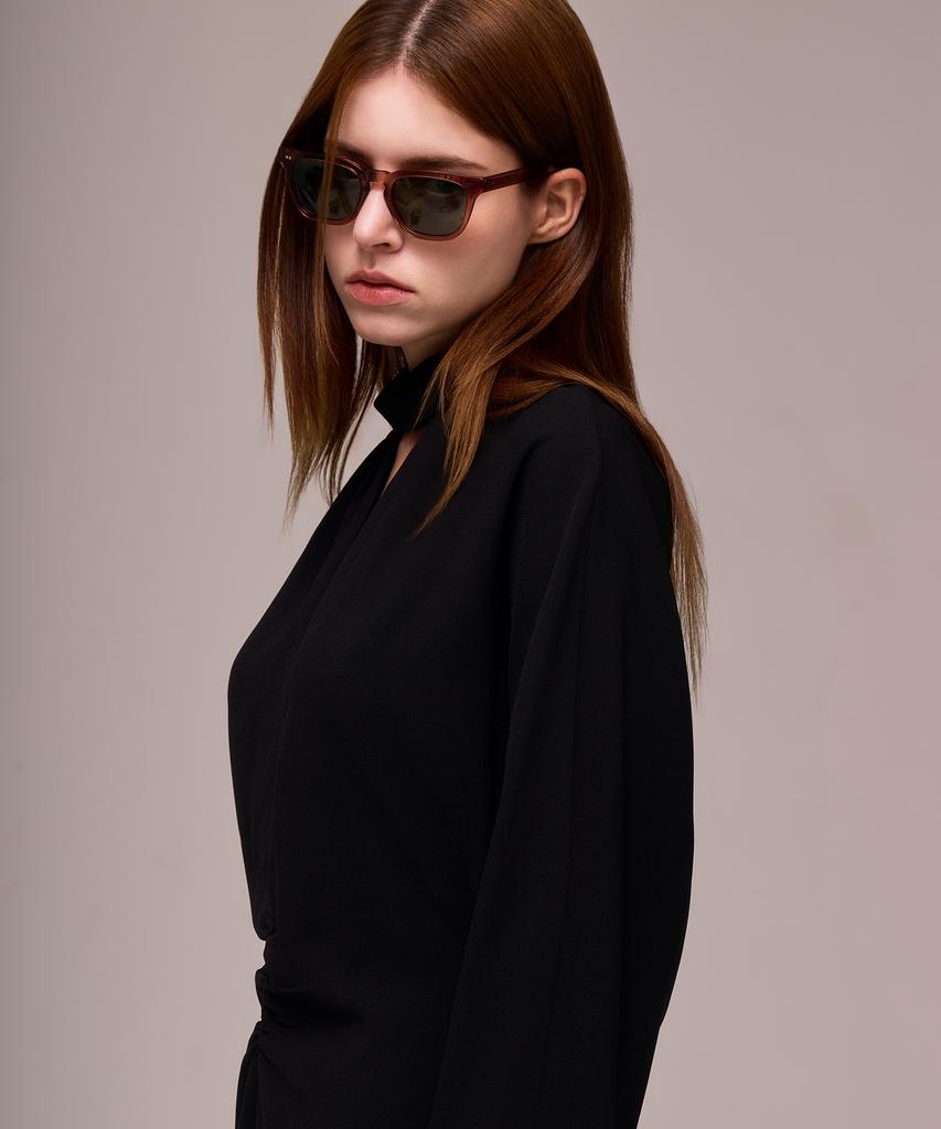 Keoseuteomdillaiteu Acetate Polarized Sunglasses Plutos Plum