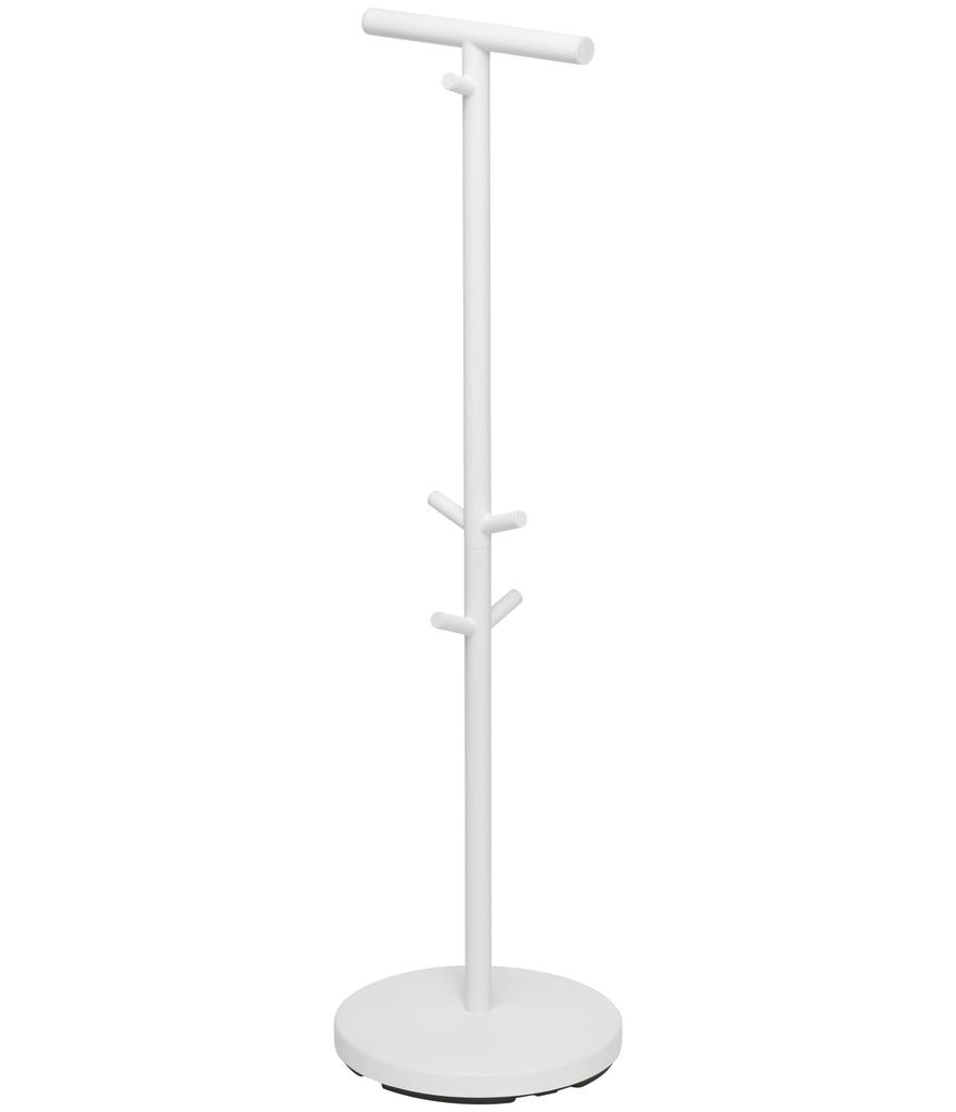 Yamazaki Smart School Backpack Stand, White, Approx. W28 X D28 X H100cm, Smart Storage for School Backpacks and School Supplies, 3494