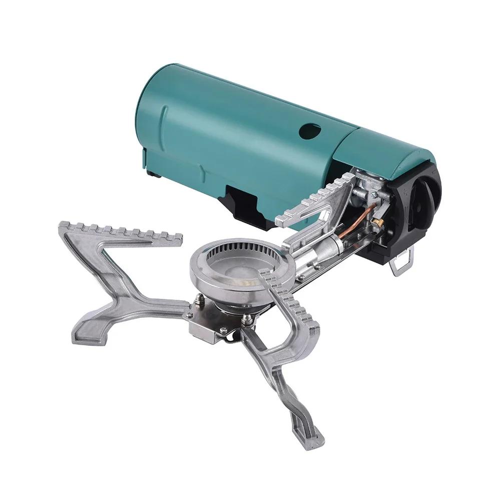 2600W Outdoor Folding Cassette Stove Camping Portable All-In-One Gas Stove Picnic High Fire Stoves Electronic Ignition Equipment