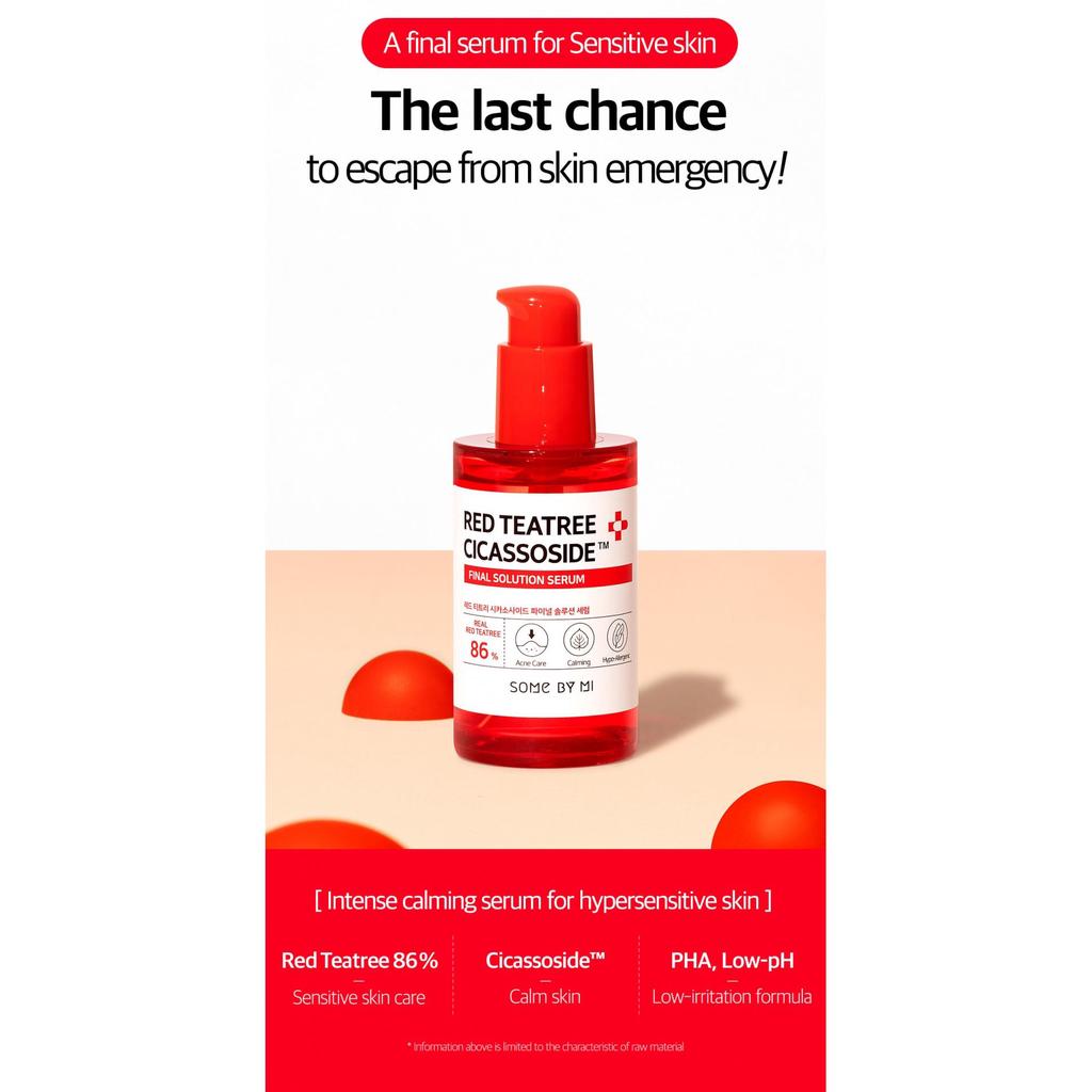 some by mi red teatree cicassoside derma solution serum