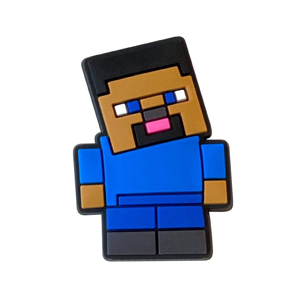 Minecraft Shoe Charms: PVC Rubber Clog Accessories for DIY Decoration