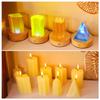 Pyramid Pillar Candle Molds for DIY Candle Gypsum Ornament Christmas Gift, Pillar Candle Molds