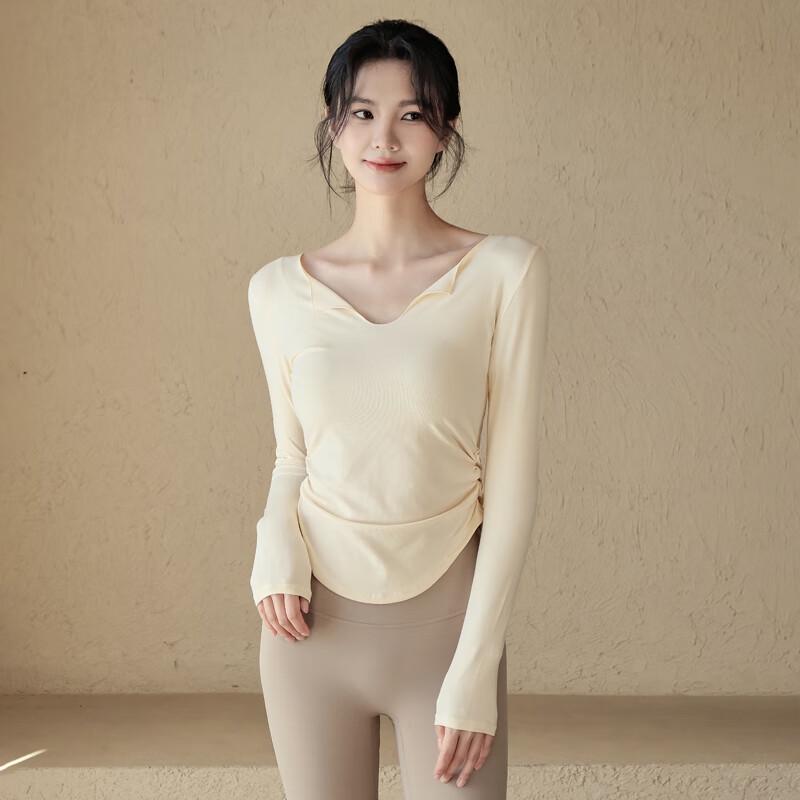 ACKDCS Women s Long Sleeve Yoga & Workout Top L