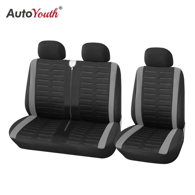 1+2 Koltuk Kılıfları Transporter/Van için Araba Koltuk Kılıfı 2+1 Araba Koltuğu için Evrensel Uyumlu İç Aksesuarlar Araba Koruyucu Kılıf