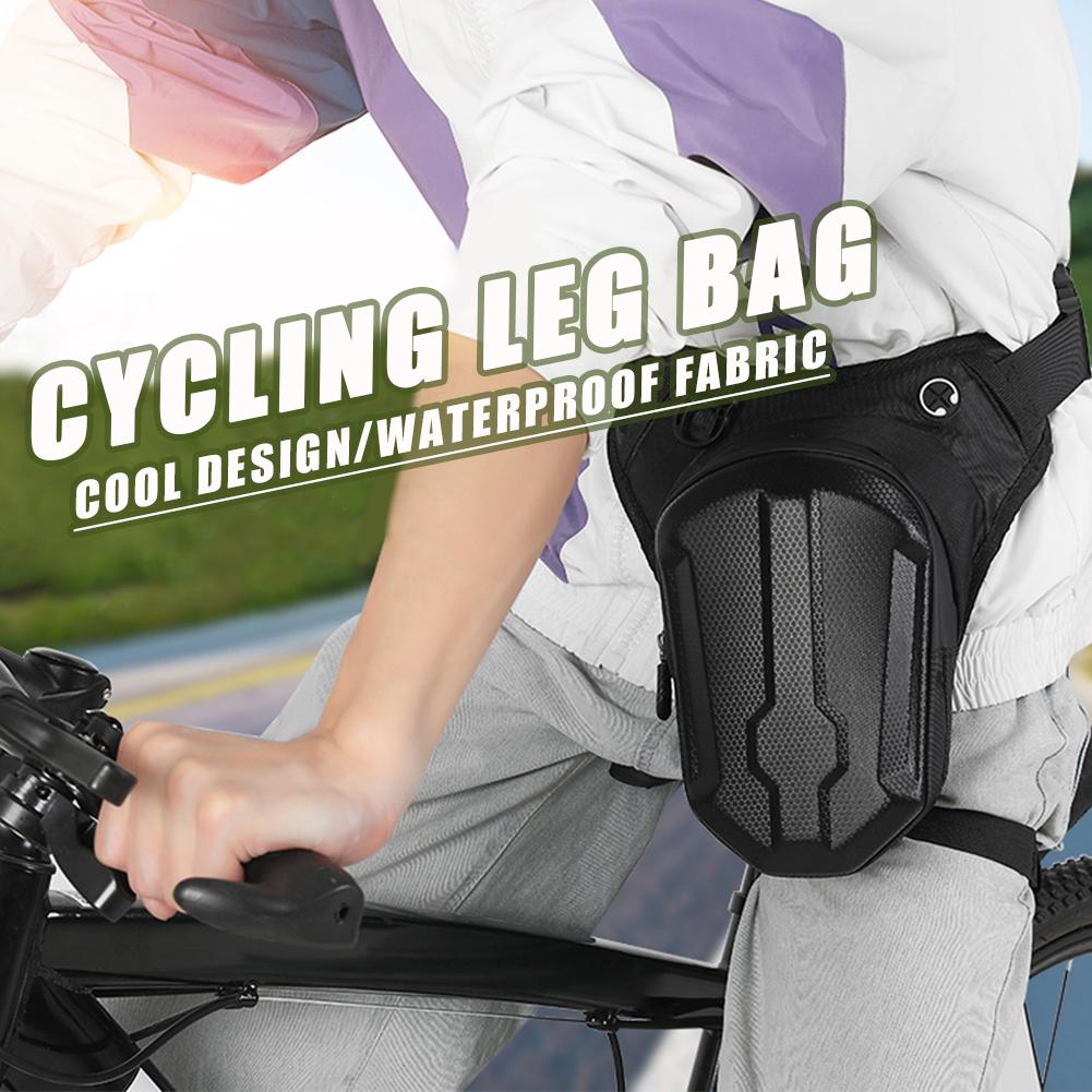 Motorcycle Drop Leg Side Bag Hard Shell Outdoor Casual Waist Bag Multifunctional Mobile Phone Purse Riding Accessories