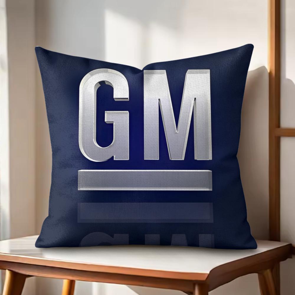 

GGeneral MMotors Cushion Cover Natural Linen Organic Fabric DoubleSided Printing Couch Pillow Covers Home Decor 30x30cm