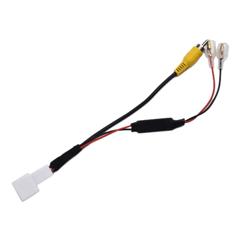 4 Pin Reverse Cam Cable Car Rear View Camera Retention Wiring Harness Cable Plug Adapter Connector For Toyota Park Cam Wire