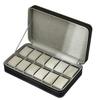 PU Watch Storage Box 6/10/12 Grids Watch Organizer Multipurpose Watch Display Box  Gift