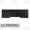 Autozubehör Stoßstange vorne Kennzeichenhalter Halterung Stützhalterung Passend für BMW G38 LCI Langlebiges Material OE 51139850063