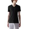 GUNZE Men's Acedron Quick Dry V-Neck Undershirt Sweat Absorbent Breathable Pique T-Shirt