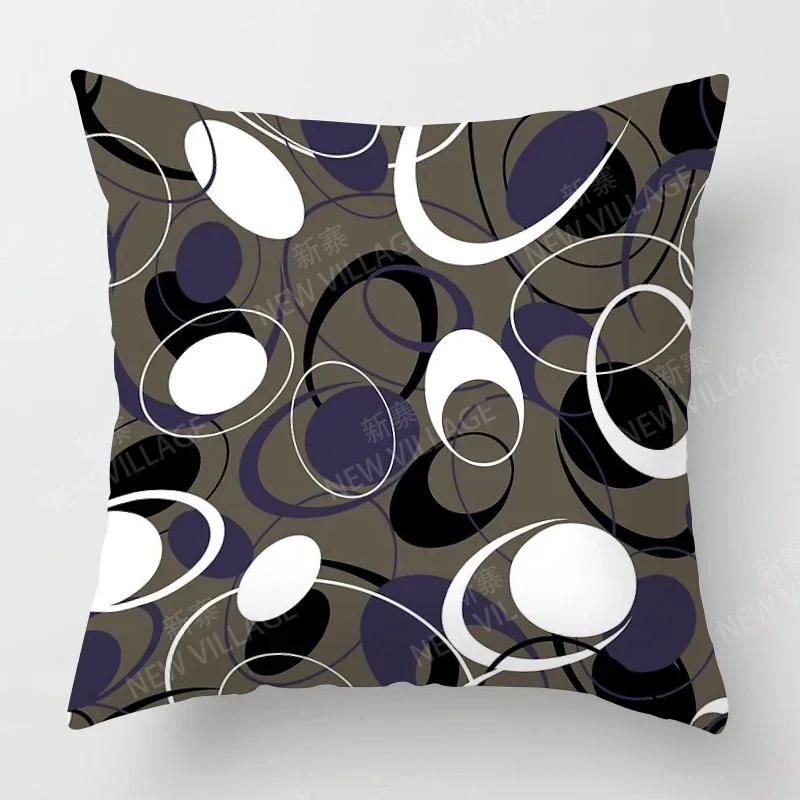 Nordic Fall Home Decor Autumn Throw Pillow Case Sofa Cushion Cover Modern X X Geometry