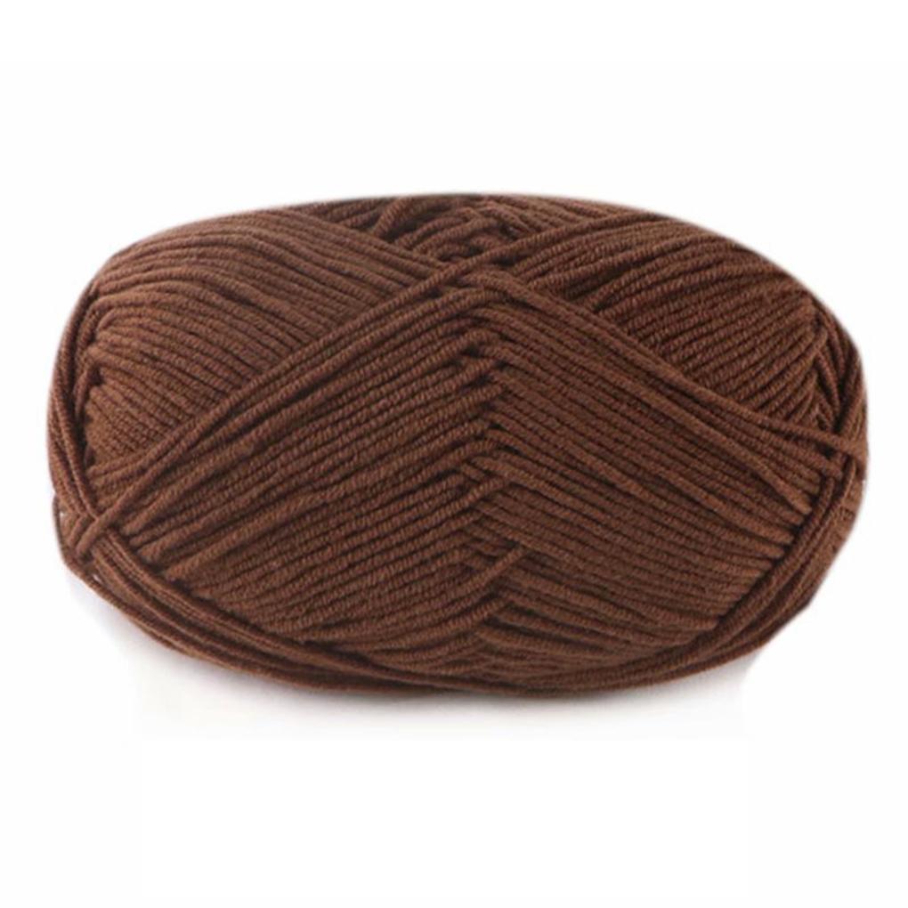 Crochet Yarn Sweater Scarf Gloves Toys Bundle Crafts Gifts Threads Durable Skeins Set Arts 4-Ply for Knitters Beginners Parties