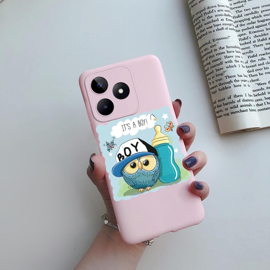 For Funda Realme Note 50 Case RMX3834 Cute Love Heart Silicone Soft Phone Case For Realme Note 50 Back Cover Note50 6.74" Coque