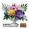 Non-Toxic Creative Bonsai Building Blocks Bouquet Decoration Moon Flower Moc Bricks 3D Model Diy Eternal Plant Kids Toys Children Friend Gifts