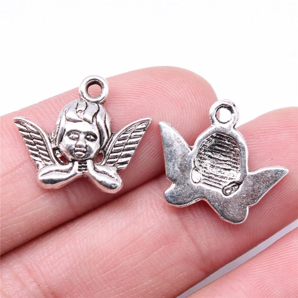Angel Charms Pendant Female Jewellery Massive Ethnic Findings & Components