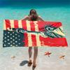 Statue of Liberty Beach Towel, Lightweight Portable for Swimming Pool Yoga Travel Outdoor Beach Essential Accessory
