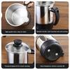 Mini Tazza Riscaldante Elettrica Anti-Seccatura Bollitura Portatile Bollitore Elettrico da Viaggio Bollitore per Casa Bollitore Fornello Elettrico