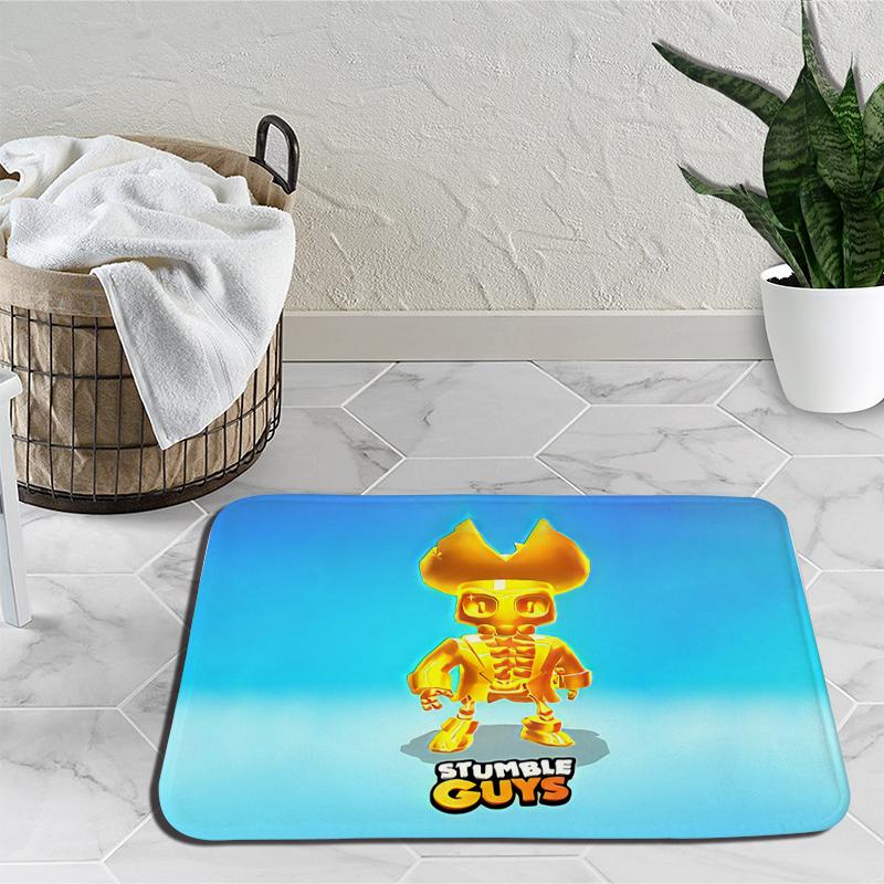 Stumble Guys Karikatür Halı Tökezlemek Oyunları Halı Yatak Odası Dekorasyon Yoga Mat Anime Açık Halı kaymaz Halı doğum günü hediyesi